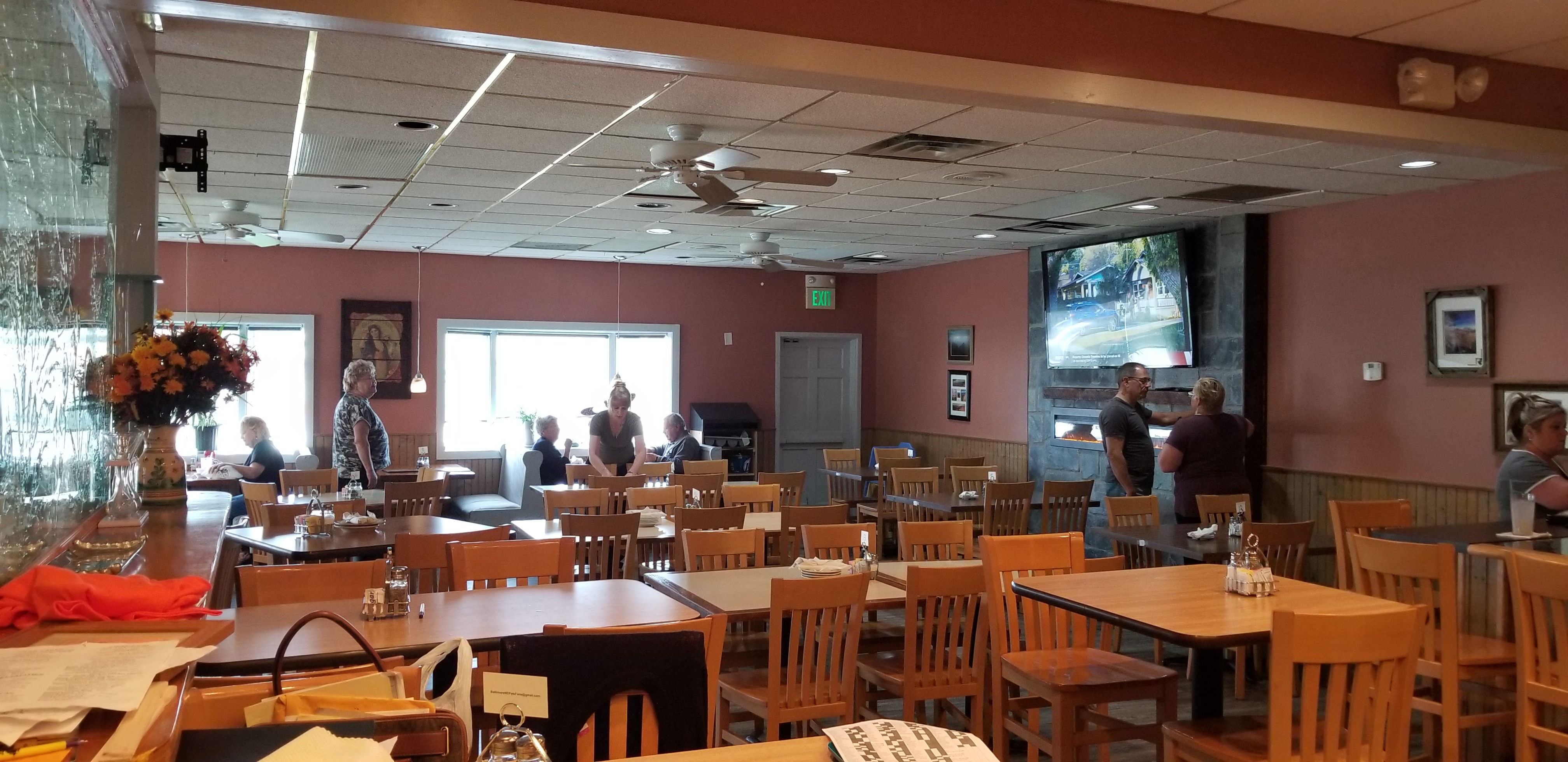 Dining area at Alice's Family Restaurant