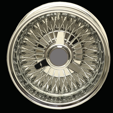 Straight cross wire wheel